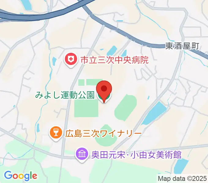 みよし運動公園運動広場の地図