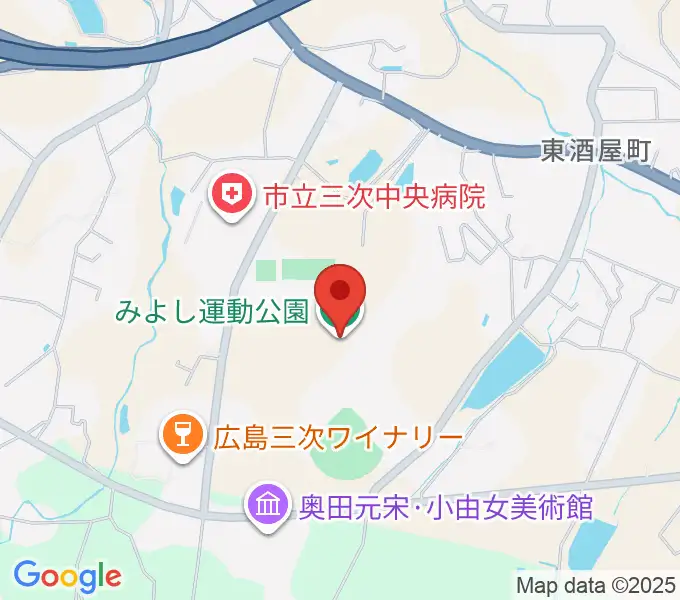 みよし運動公園運動広場の地図