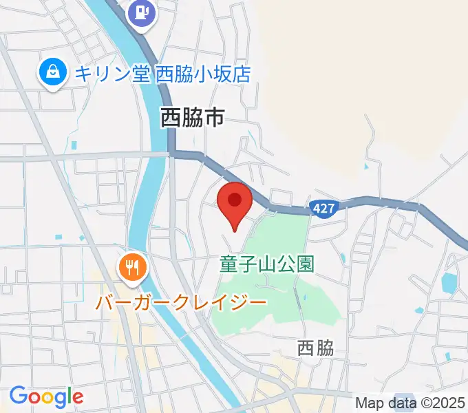 西脇市郷土資料館の地図