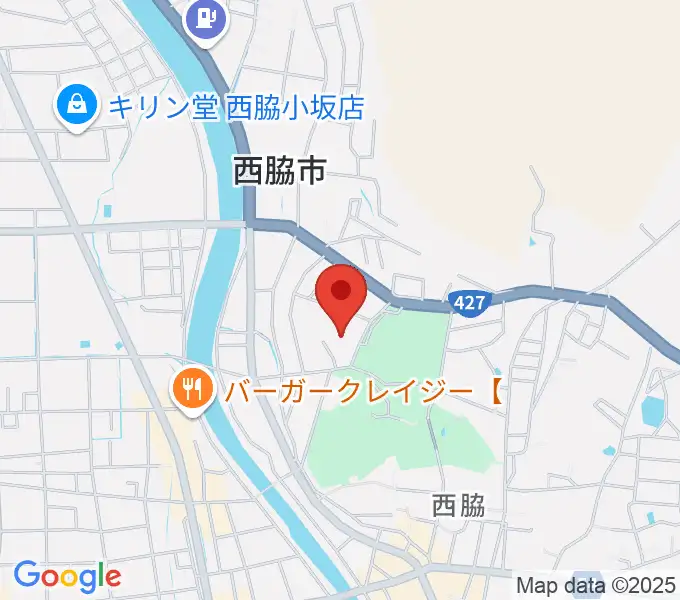 西脇市郷土資料館の地図