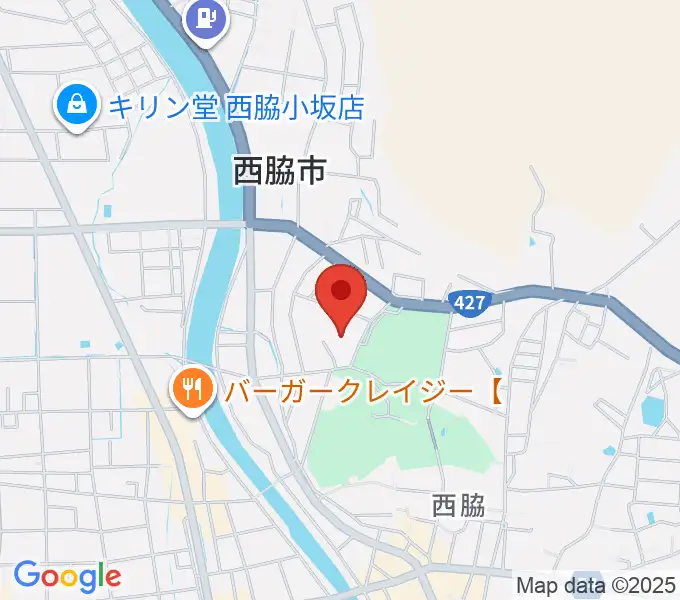 西脇市郷土資料館の地図
