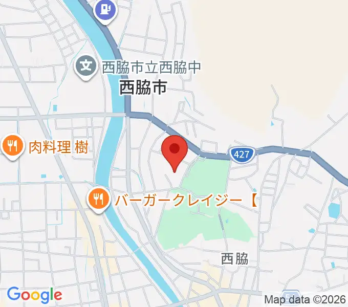 西脇市郷土資料館の地図