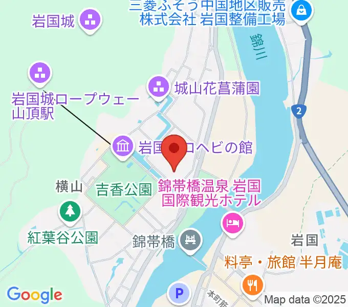 吉川史料館の地図