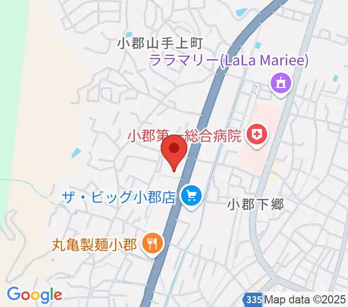 山口市小郡文化資料館の地図