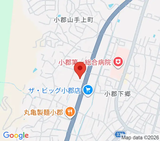 山口市小郡文化資料館の地図