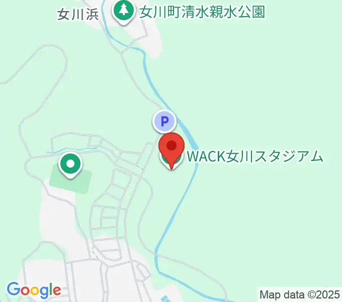 WACK女川スタジアムの地図