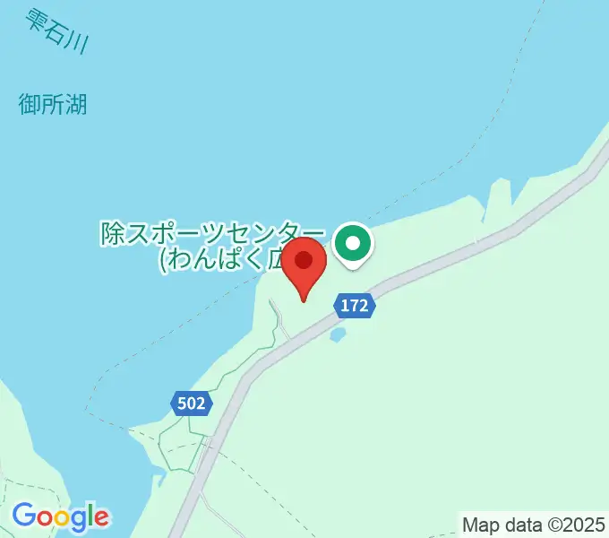 盛岡市立つなぎ多目的運動場の地図