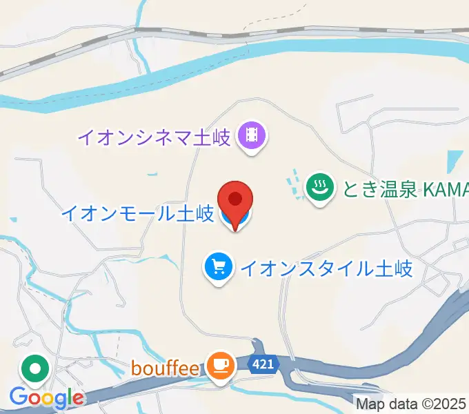 イオンシネマ土岐の地図
