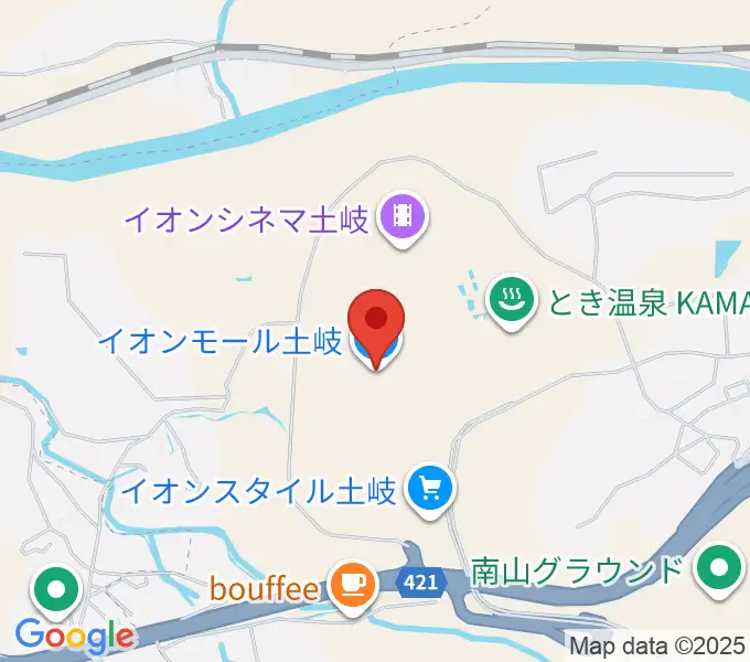 イオンシネマ土岐の地図