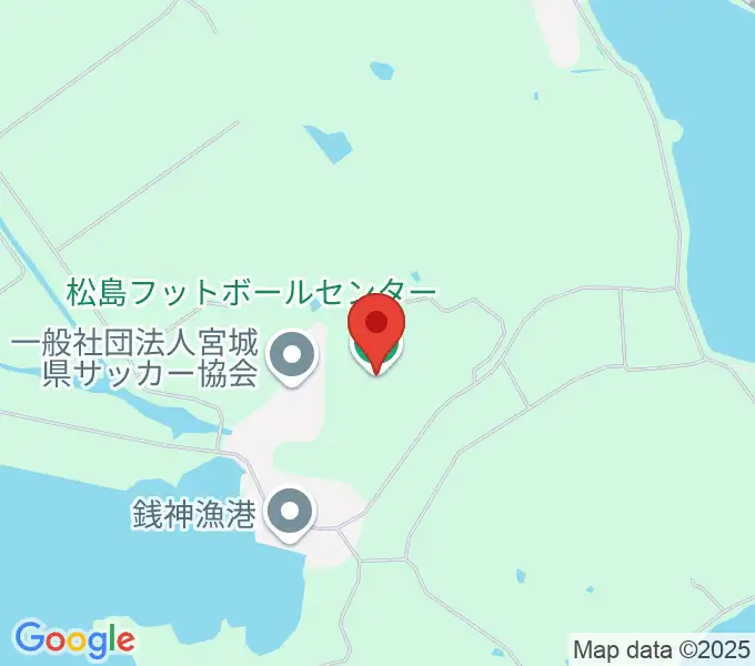 松島フットボールセンターの地図