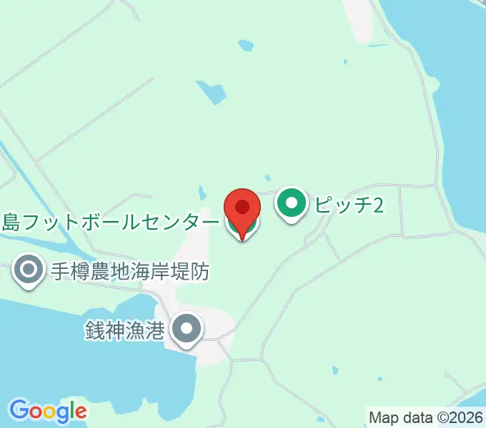 松島フットボールセンターの地図
