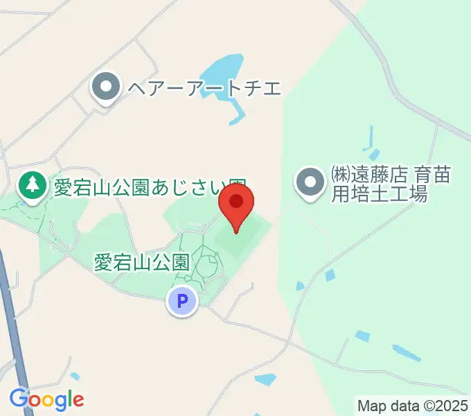 色麻町愛宕山公園サッカー場の地図