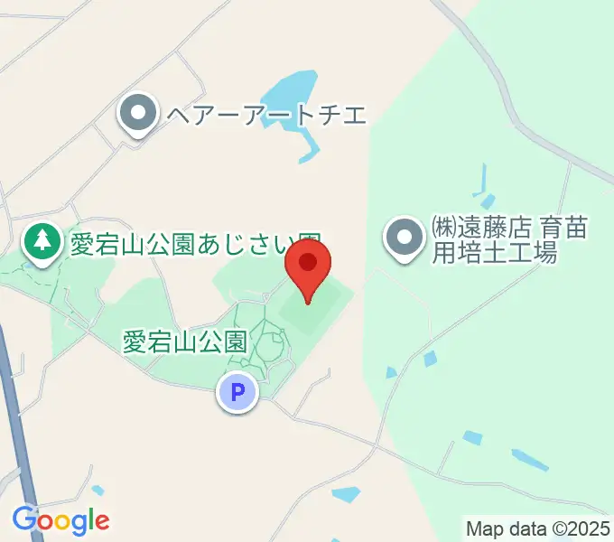 色麻町愛宕山公園サッカー場の地図