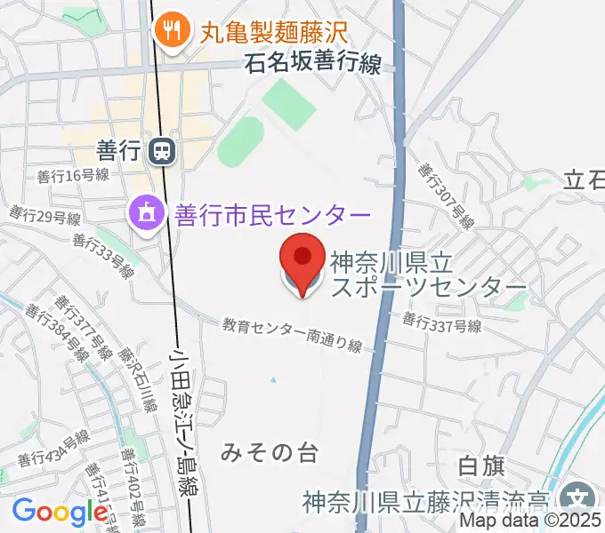 アサンテスポーツパーク・スポーツアリーナの地図