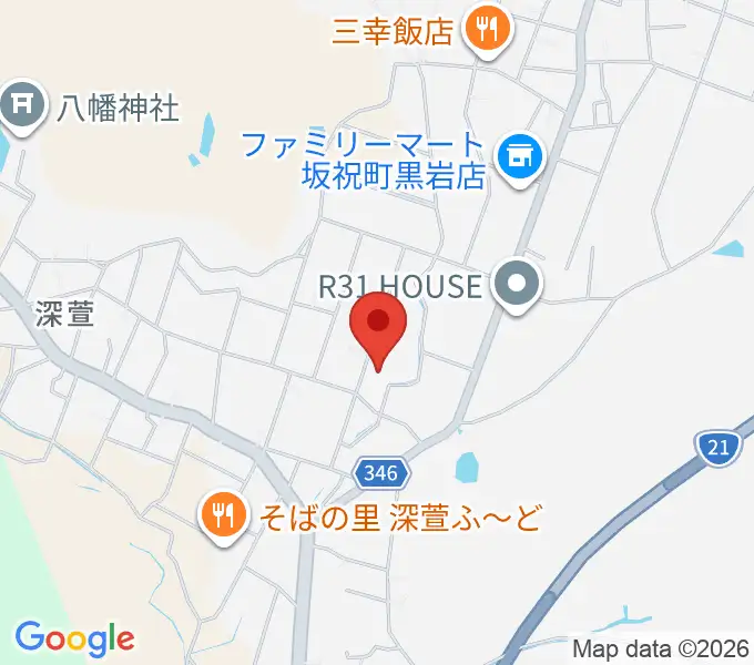 KYGホールの地図