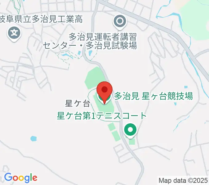 TYK競技場の地図