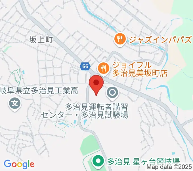 TYK球場の地図