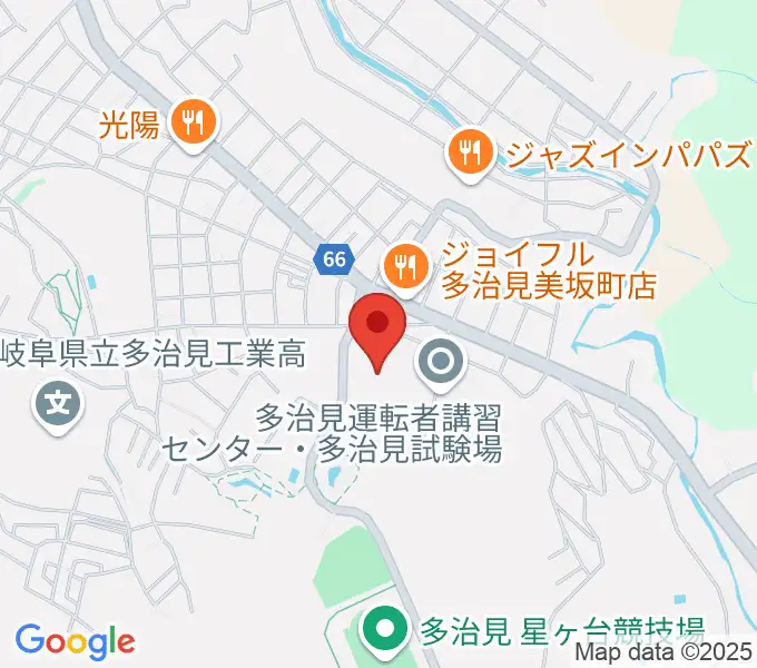 TYK球場の地図