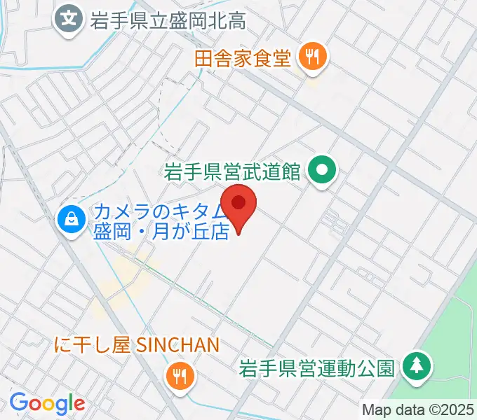 フジスイアイスリンクいわての地図