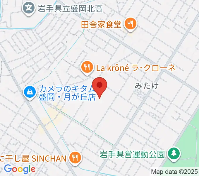 フジスイアイスリンクいわての地図