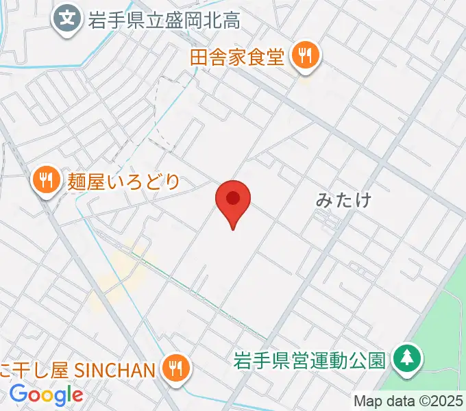 フジスイアイスリンクいわての地図