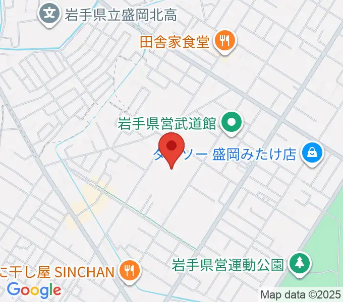 フジスイアイスリンクいわての地図