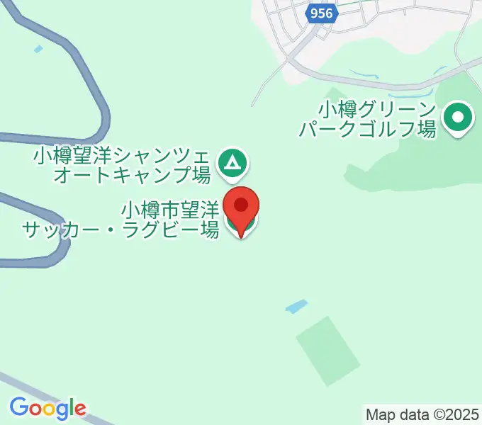 小樽市望洋サッカー･ラグビー場の地図