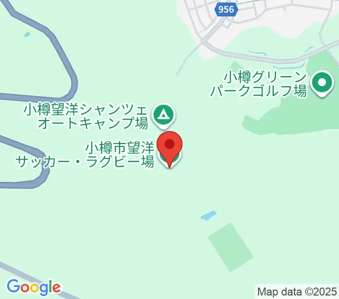 小樽市望洋サッカー･ラグビー場の地図