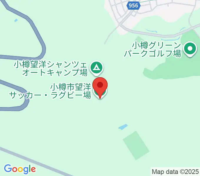 小樽市望洋サッカー･ラグビー場の地図