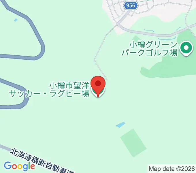 小樽市望洋サッカー･ラグビー場の地図