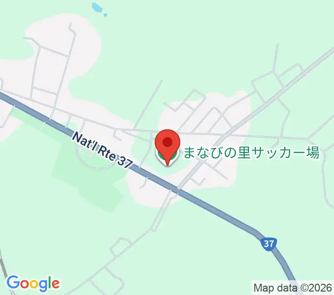 伊達市まなびの里サッカー場の地図