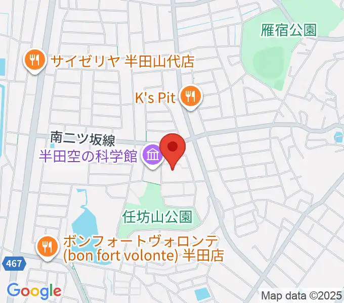 半田市立博物館の地図