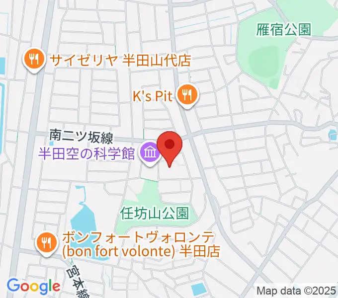 半田市立博物館の地図