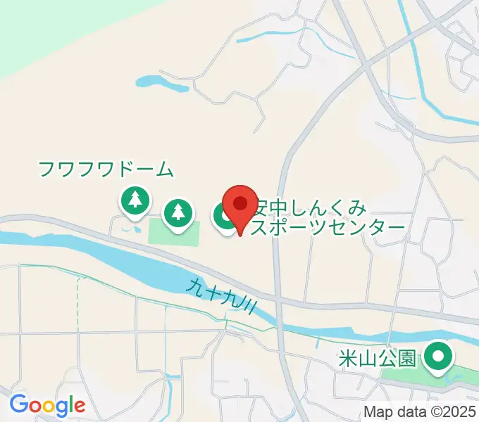 安中しんくみスポーツセンターの地図