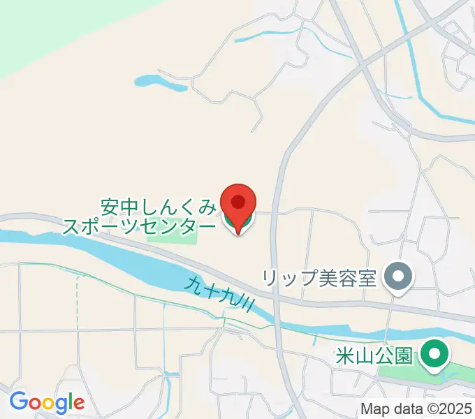安中しんくみスポーツセンターの地図