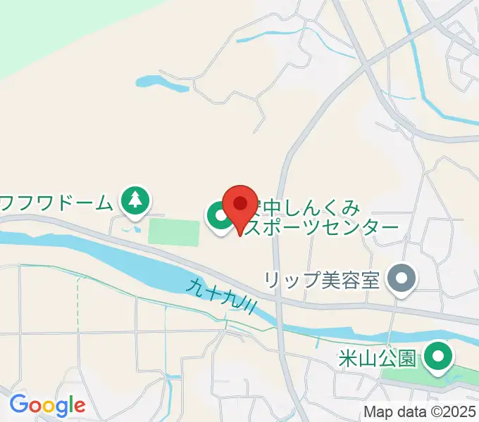 安中しんくみスポーツセンターの地図