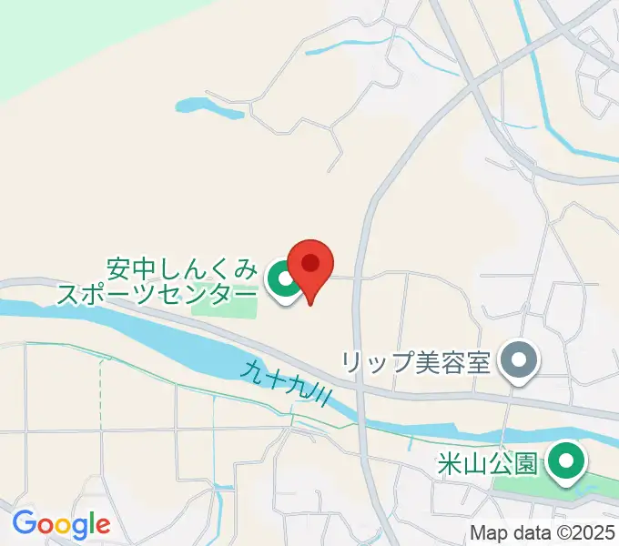 安中しんくみスポーツセンターの地図