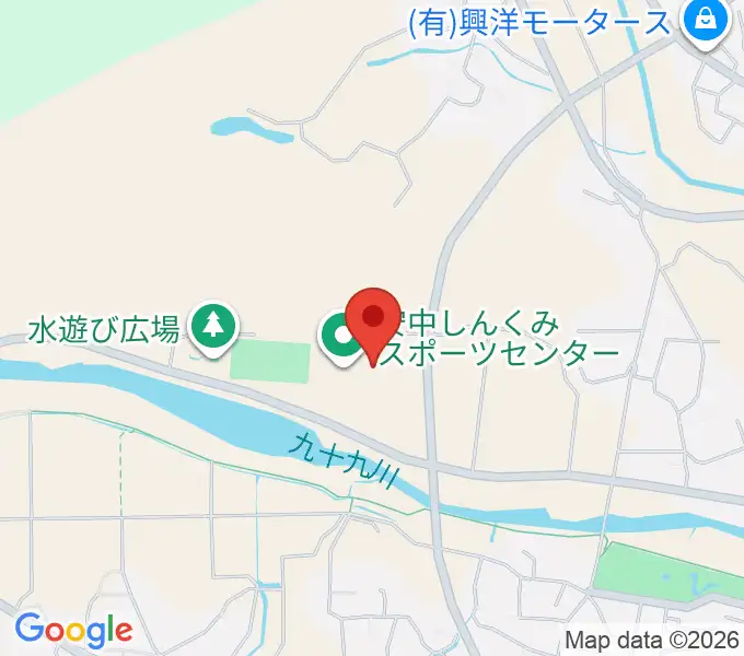 安中しんくみスポーツセンターの地図