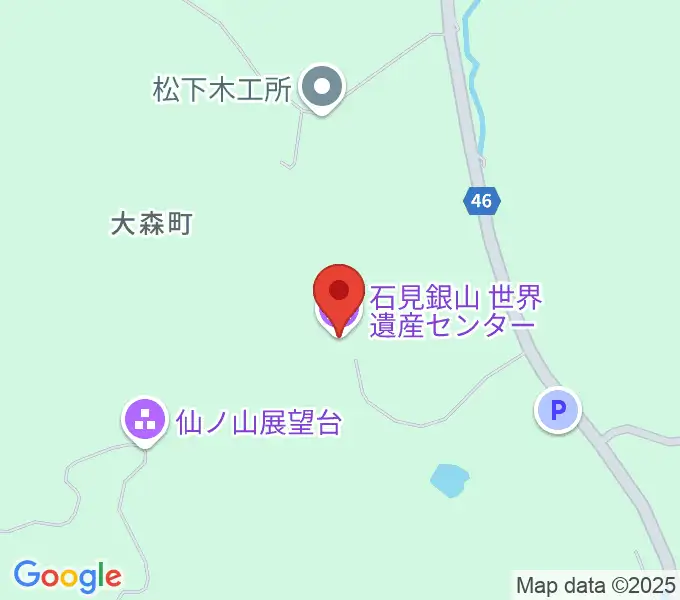 石見銀山世界遺産センターの地図