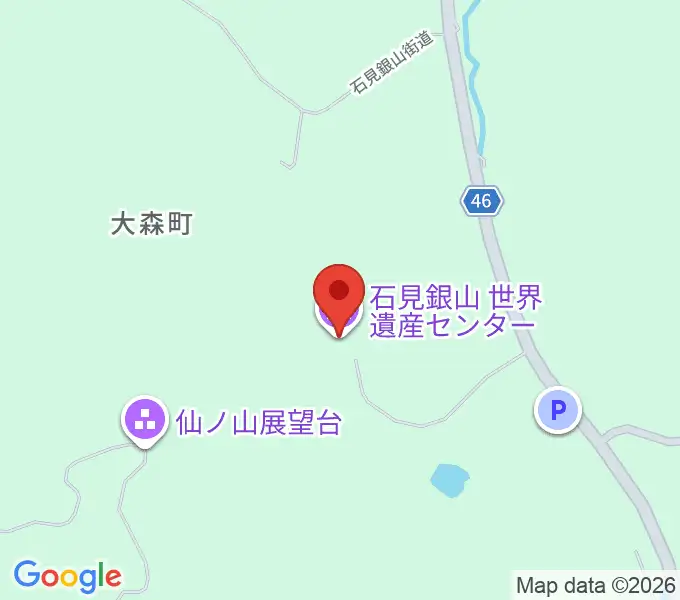 石見銀山世界遺産センターの地図