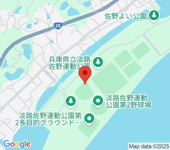 ReFillスタジアムの地図