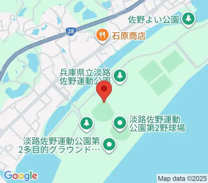 ReFillスタジアムの地図