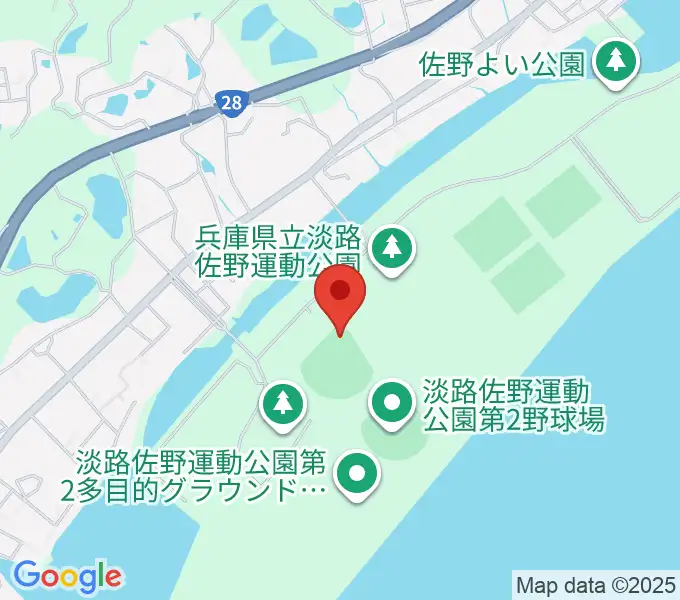 ReFillスタジアムの地図