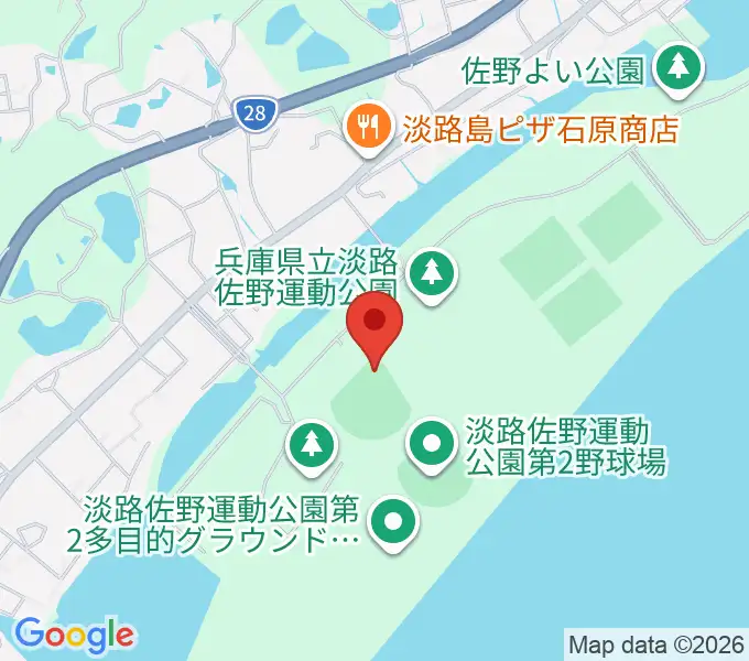 ReFillスタジアムの地図