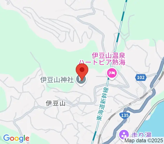 熱海市立伊豆山郷土資料館の地図