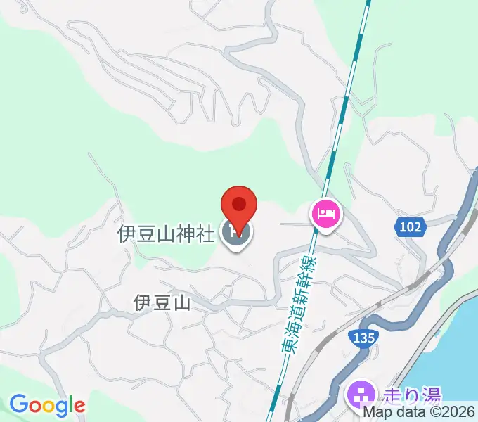 熱海市立伊豆山郷土資料館の地図