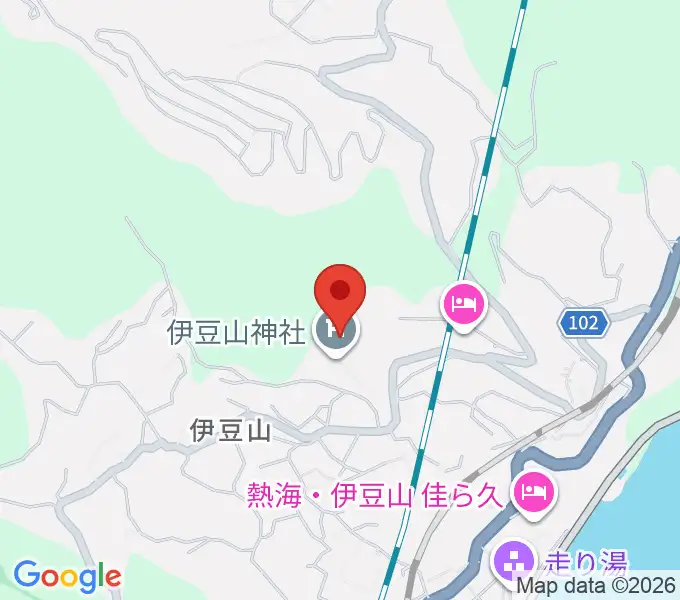 熱海市立伊豆山郷土資料館の地図
