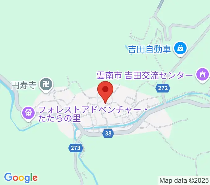 鉄の歴史博物館の地図