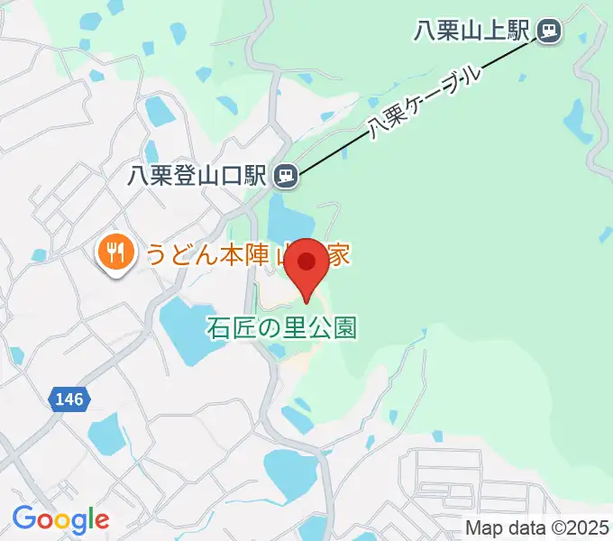 高松市石の民俗資料館の地図