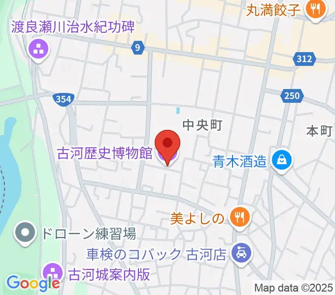 古河歴史博物館の地図